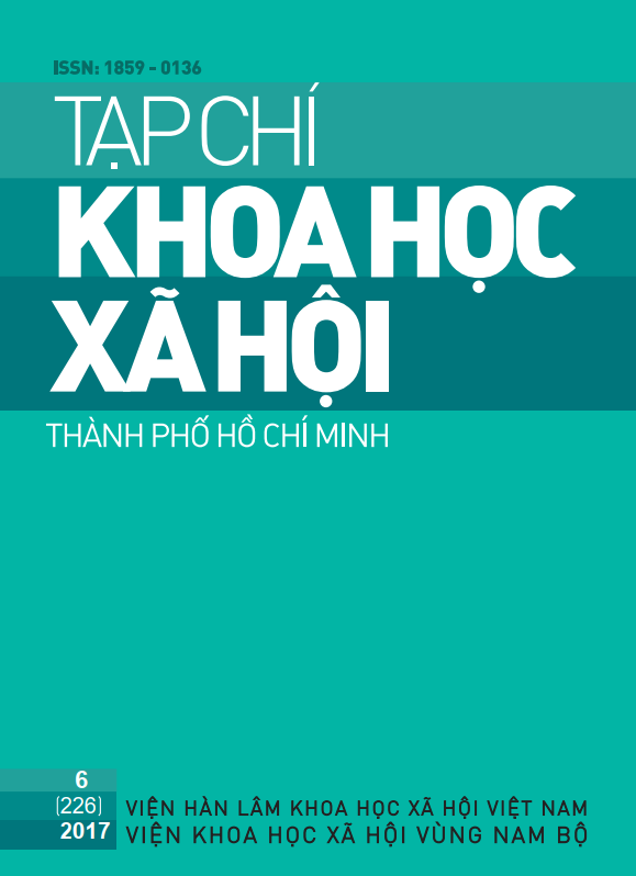 					Xem Số 6(226) (2017): Tạp chí KHXH TPHCM
				
