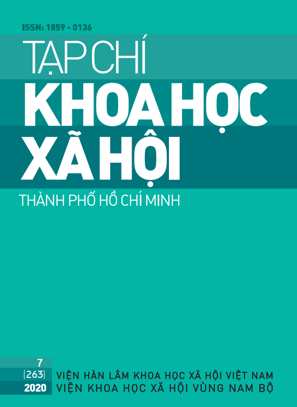 					Xem Số 7(263) (2020): Tạp chí KHXH TPHCM
				