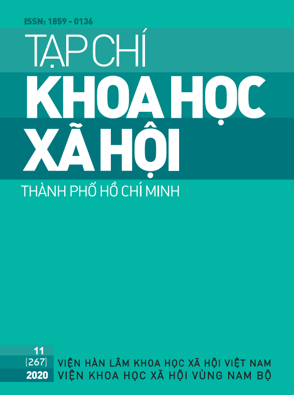 					Xem Số 11(267) (2020): Tạp chí KHXH TPHCM
				