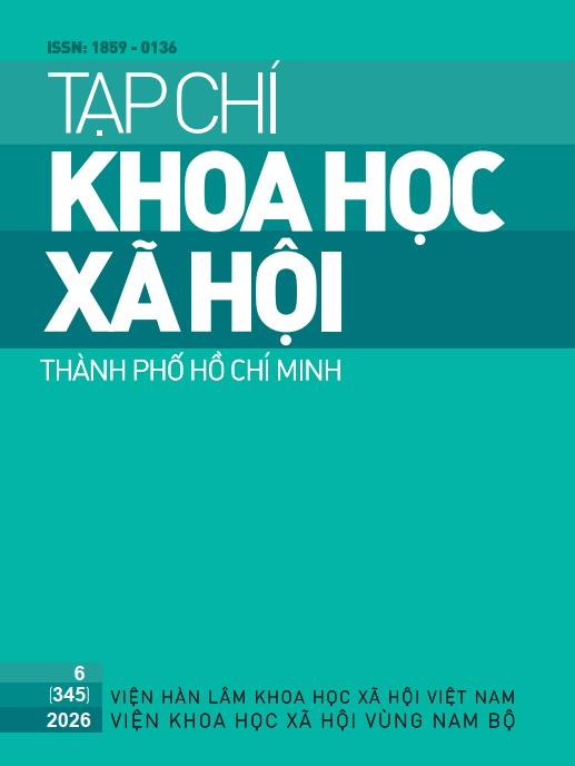 					Xem Số 6(345) (2026): TẠP CHÍ KHOA HỌC XÃ HỘI THÀNH PHỐ HỒ CHÍ MINH
				
