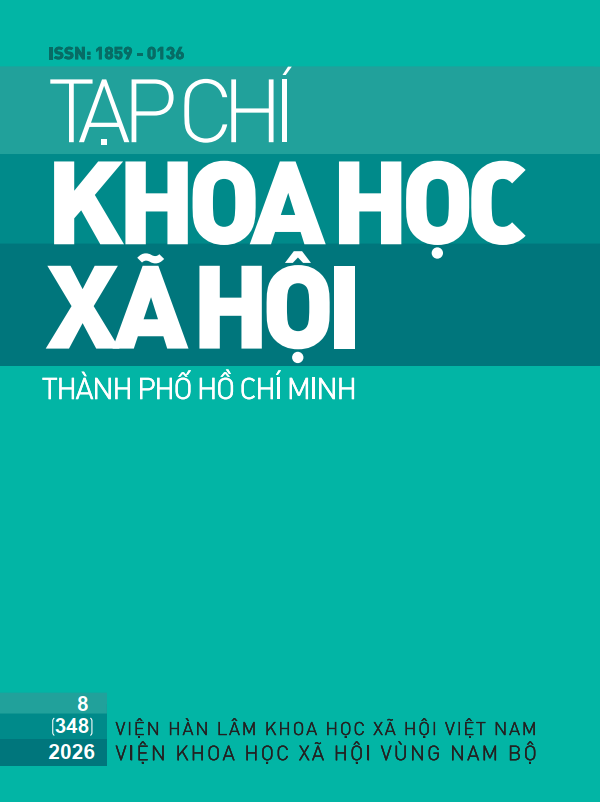 					Xem Số 8(348) (2026): TẠP CHÍ KHOA HỌC XÃ HỘI THÀNH PHỐ HỒ CHÍ MINH
				